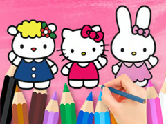 Spil Coloring Book: Hello Kitty With Friends