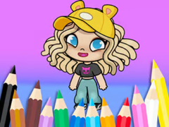 Spil Coloring Book: Avatar Life Girl