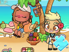 Spil Jigsaw Puzzle: Avatar World Sunbathing