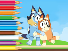 Spil Coloring Book: Bluey And Bingo Holiday
