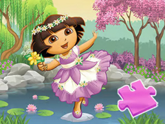 Spil Jigsaw Puzzle: Dora Lake Dance