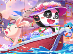 Spil Jigsaw Puzzle: Baby Panda Fiesta