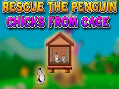 Spil Rescue the Penguin Chicks from Cage