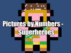 Spil Pictures by Numbers - Superheroes