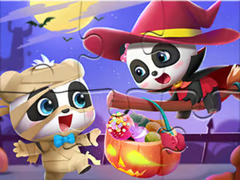 Spil Jigsaw Puzzle: Baby Panda Halloween