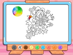 Spil Coloring Book: Flower Bouquet