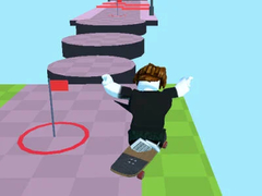 Spil Obby: Skateboard Race