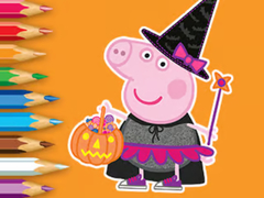 Spil Coloring Book: Peppa Pig Halloween