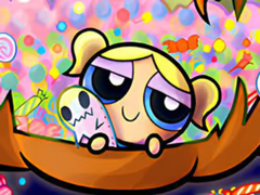Spil Jigsaw Puzzle: Powerpuff Girl Halloween