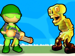 Spil Destruction of Stickman Zombie