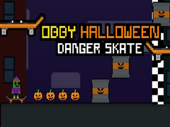 Spil Obby Halloween Danger Skate