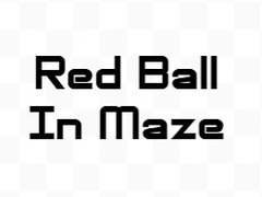 Spil Red Ball In Maze