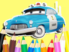 Spil Coloring Book: Cars Sheriff