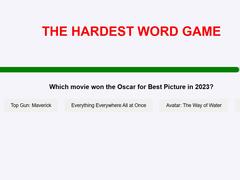 Spil The Hardest Word Game