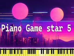 Spil Piano Game star 5