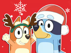 Spil Jigsaw Puzzle: Bluey Christmas Gift