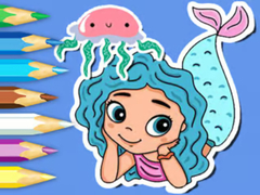 Spil Coloring Book: Jellyfish Mermaid