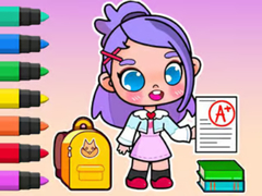 Spil Coloring Book: Avatar School Day