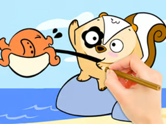 Spil Coloring Book: Fishing Surprise