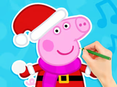 Spil Coloring Book: Peppa Pig Snowman