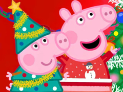 Spil Jigsaw Puzzle: Peppa Pig Christmas Preparation