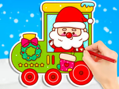 Spil Coloring Book: Christmas Train