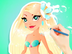 Spil Coloring Book: Aqua Mermaid