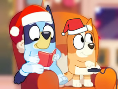 Spil Jigsaw Puzzle: Bluey Christmas Party