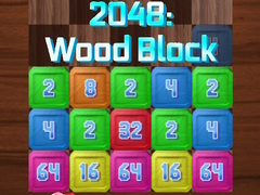 Spil 2048: Wood Block