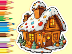 Spil Coloring Book: Christmas Candy House