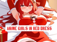 Spil Anime Girls In Red Dress Tile Puzzle