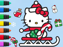 Spil Coloring Book: Hello Kitty Christmas
