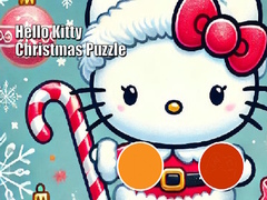 Spil Hello Kitty Christmas Puzzle