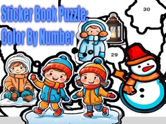 Spil Sticker Book Puzzle: Color By Number