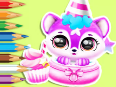 Spil Coloring Book: Baby Fluff's Birthday