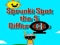 Spil Sprunki Spot the 5 Differences
