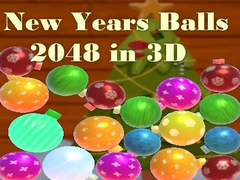 Spil New Years Balls 2048 in 3D