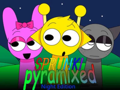 Spil Sprunki Pyramixed: Night Edition