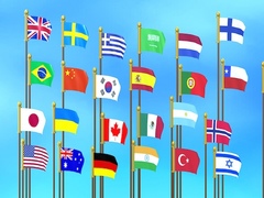 Spil Flag Puzzle Jam: Collect Flags