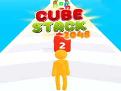 Spil Cube Stack 2048