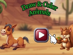 Spil Draw & Color Animals