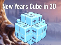 Spil New Years Cube in 3D