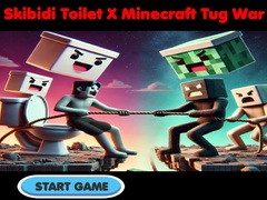Spil Skibidi Toilet X Minecraft Tug War