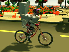 Spil Skibidi Toilet Bike Riding
