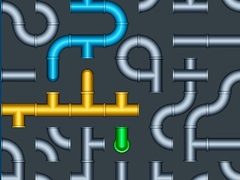 Spil Connect The Pipes Water Puzzle