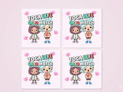 Spil Toca Life Memory Card Match