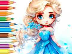Spil Coloring Book: Frozen Princess