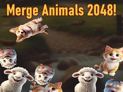 Spil Merge Animals 2048!