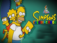 Spil Back To School Simpsons Coloring Book