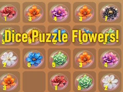 Spil Dice Puzzle Flowers!